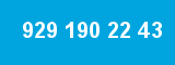 929 190 22 43